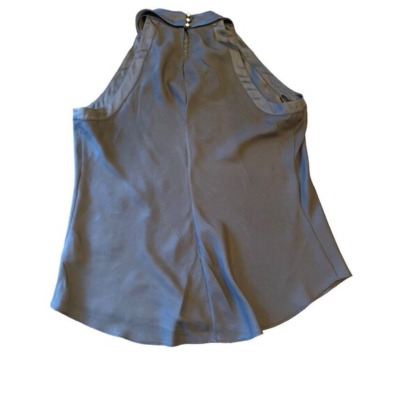 White House Black Market Womens Black Sleeveless Halter Top L - Picture 3 of 4